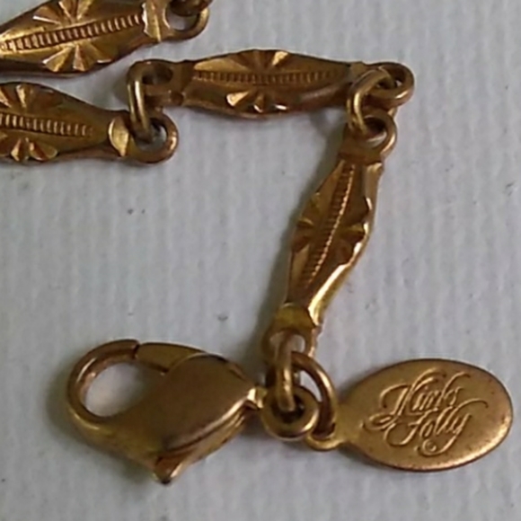 HTF KIRKS FOLLY Mythical Lion Necklace Aurora Borealis Crystal Dangles VINTAGE - Picture 16 of 16